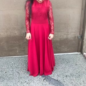 Red Formal Dress/ Holiday